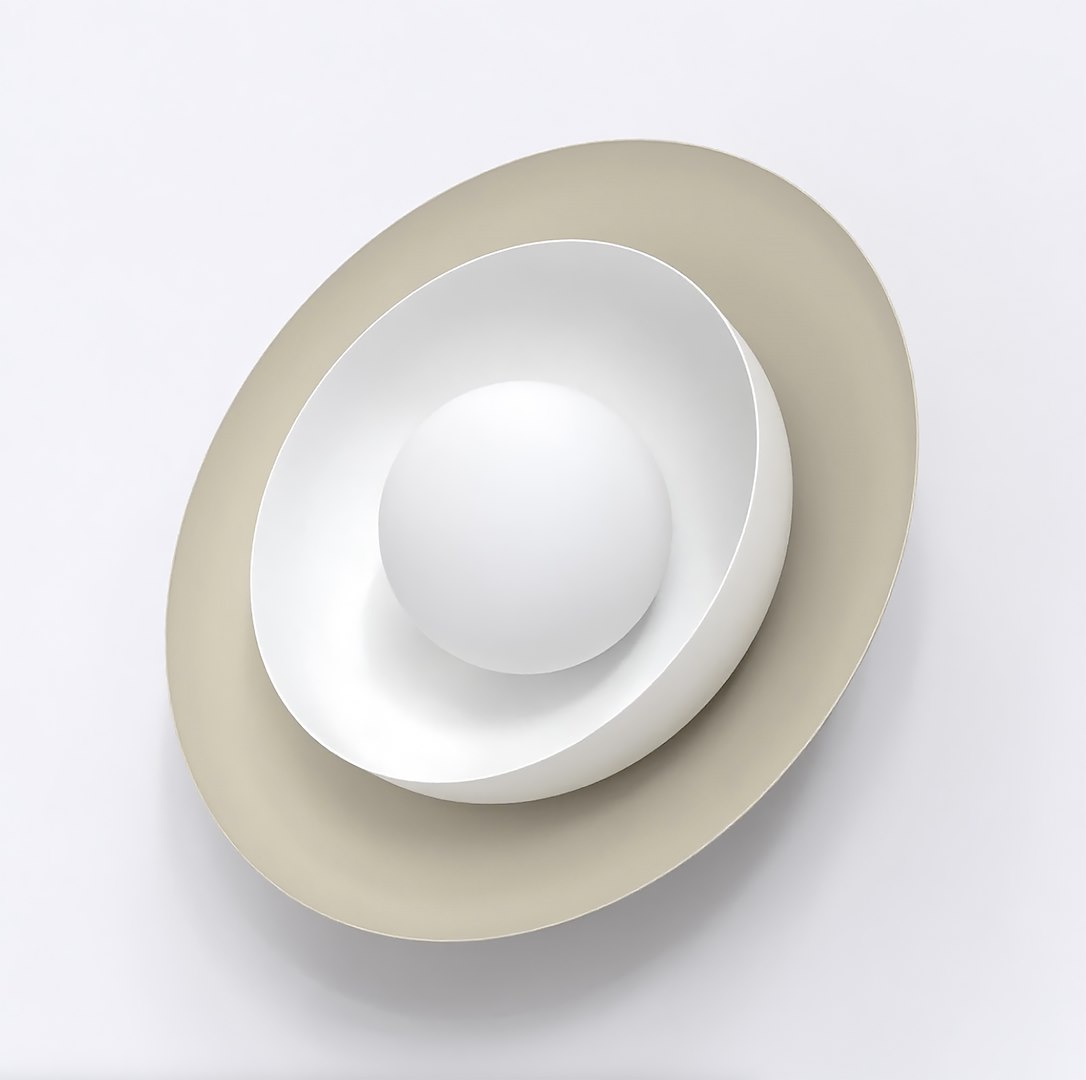Wandlamp Klonaro Wit Ø10 cm