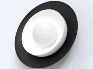 Wandlamp Ceellol Zwart Ø10 cm
