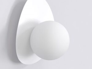 Wandlamp Dibar Wit Ø10 cm