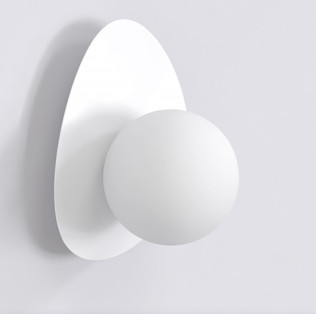 Wandlamp Dibar Wit Ø10 cm