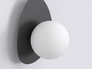 Wandlamp Skonsis Zwart Ø10 cm