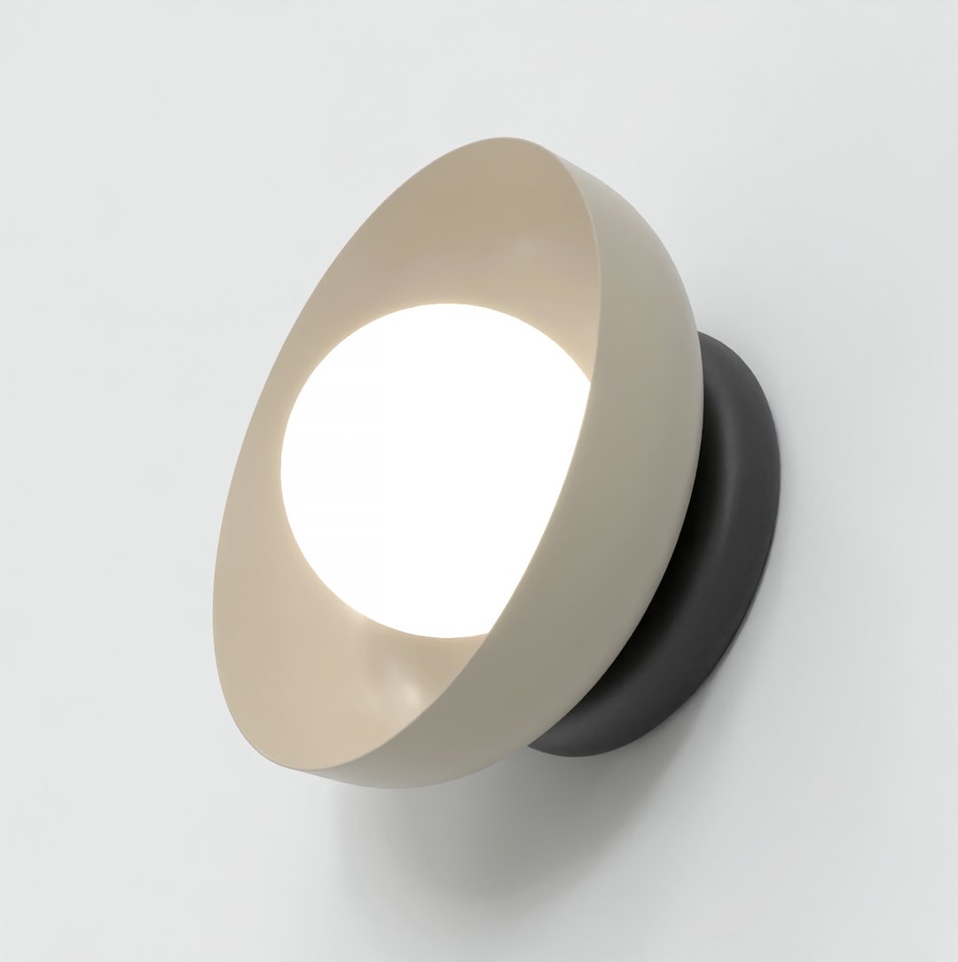 Wandlamp Braandi Wit Ø10 cm