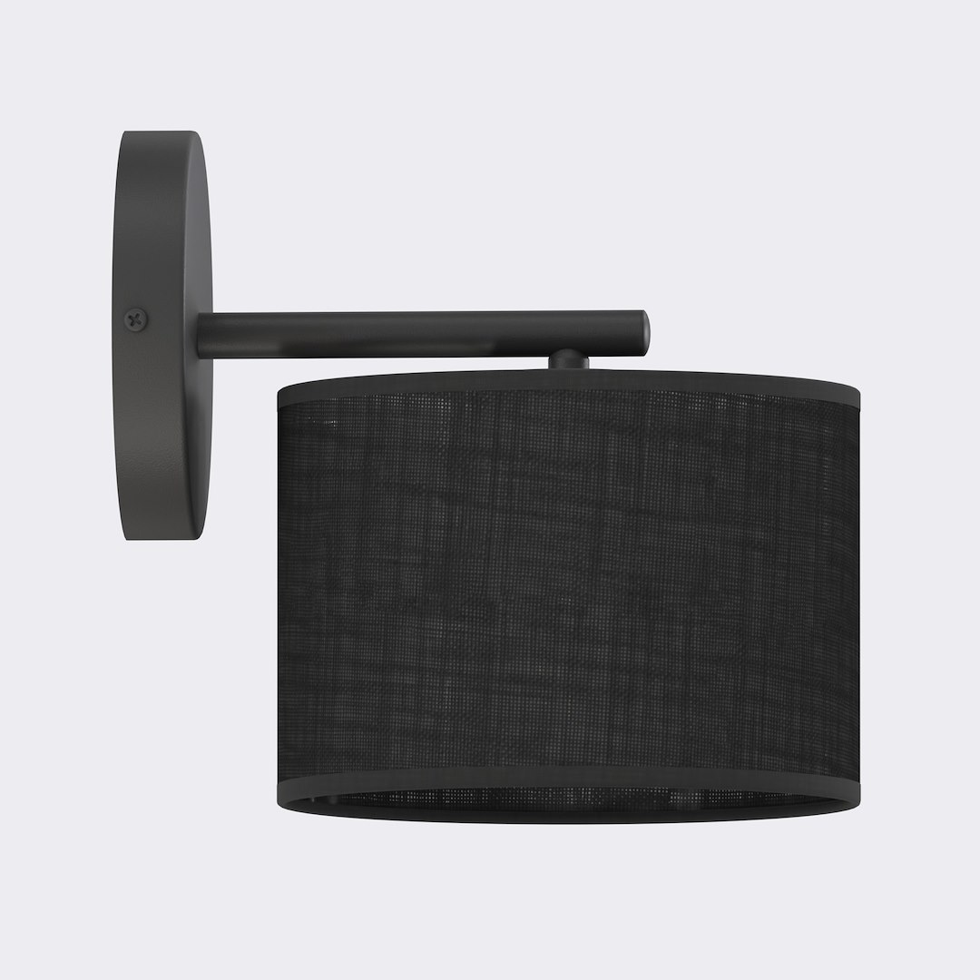 Wandlamp Kloossir Zwart Ø20 cm
