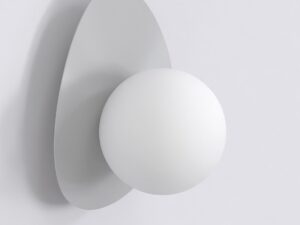 Wandlamp Broskella Grijs Ø10 cm