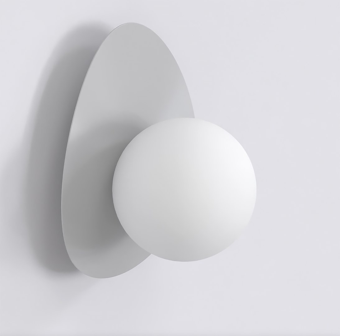 Wandlamp Broskella Grijs Ø10 cm