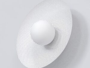 Wandlamp Biemun Wit Ø10 cm