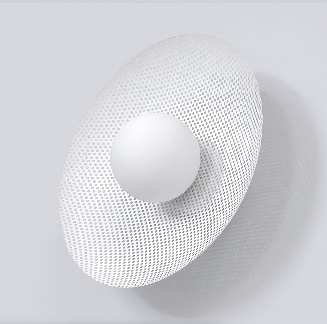 Wandlamp Biemun Wit Ø10 cm