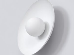 Wandlamp Tulesta Wit Ø10 cm