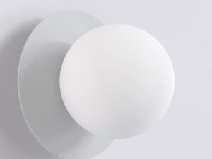 Wandlamp Ceelvo Grijs Ø10 cm