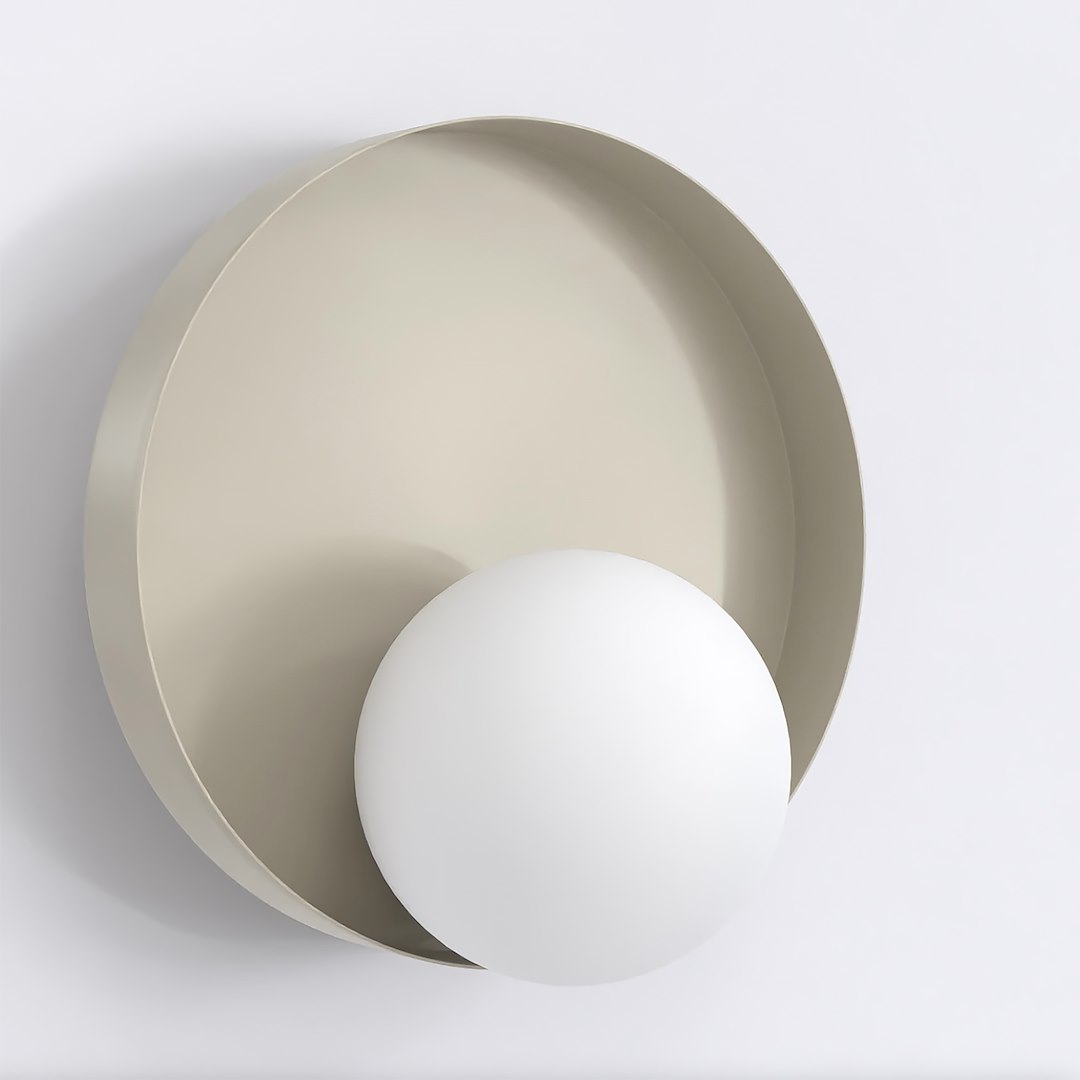 Wandlamp Klooltine Wit Ø10 cm