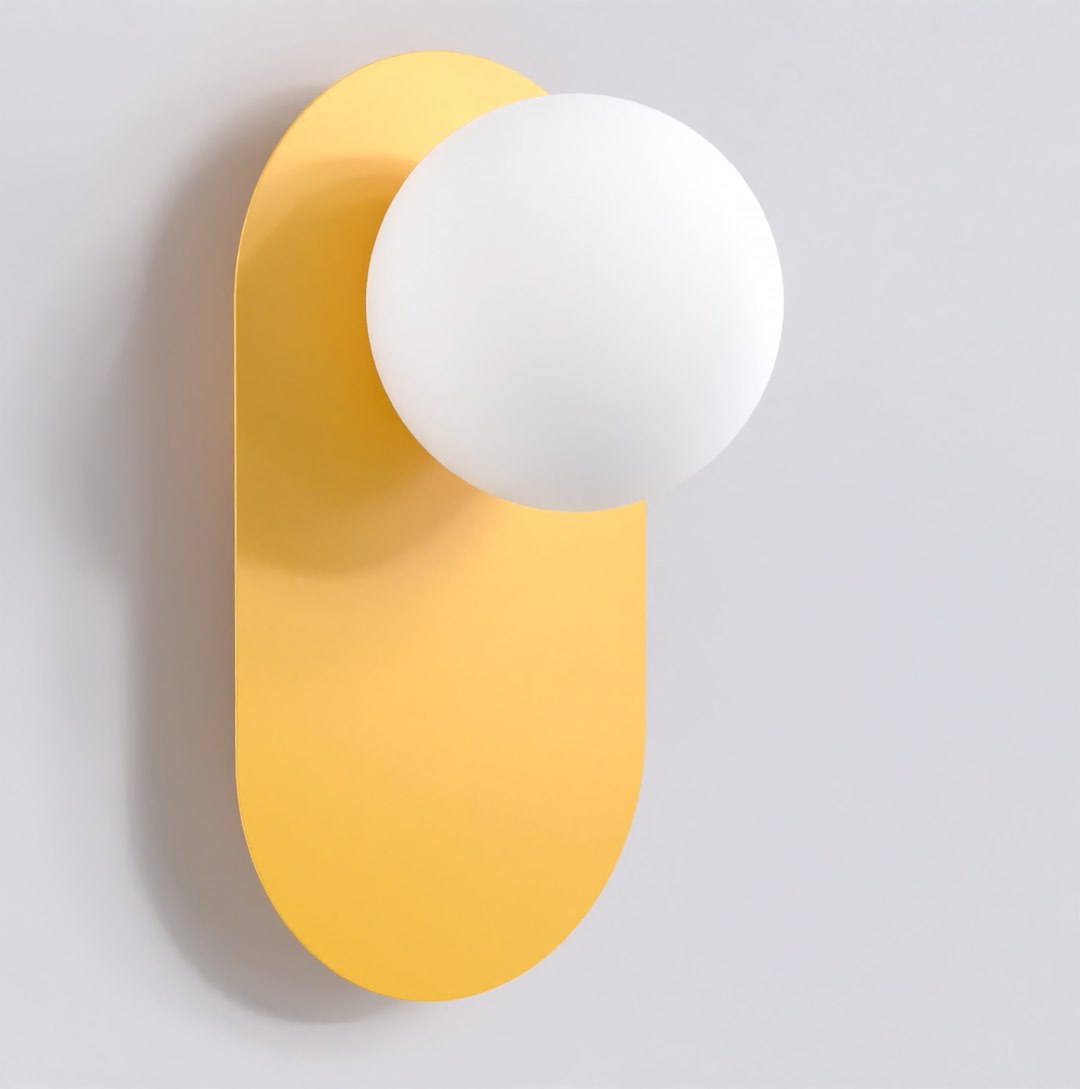 Plafondlamp Gasira Oranje Ø10 cm