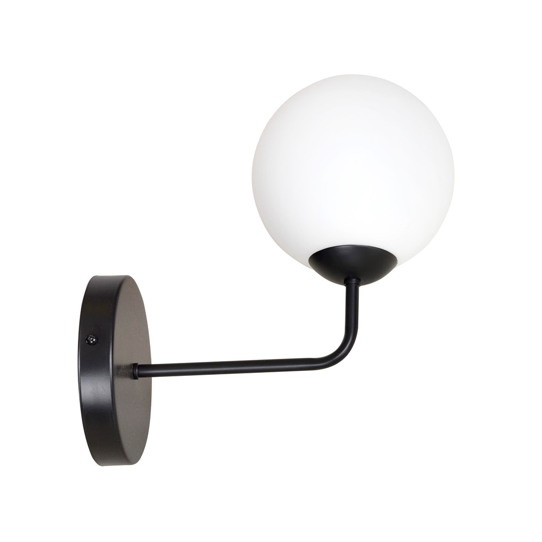 Wandlamp Leirnond Zwart Ø15 cm
