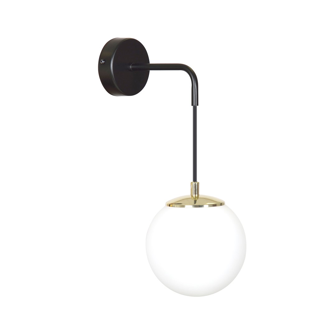 Wandlamp Baurmero Zwart Ø15 cm