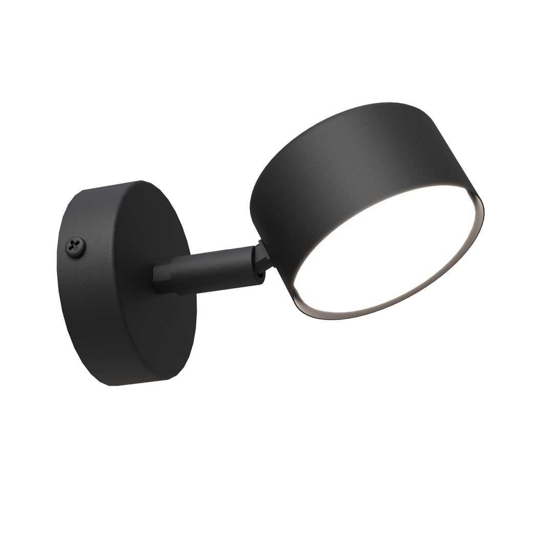 Wandlamp Ruskella Zwart
