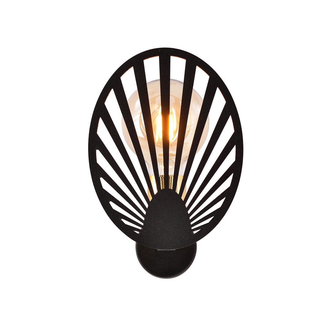 Wandlamp Haaskena Zwart