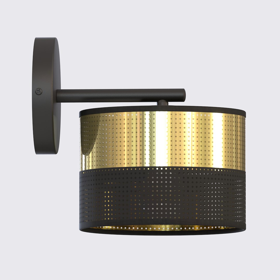 Wandlamp Geltane Zwart Ø20 cm