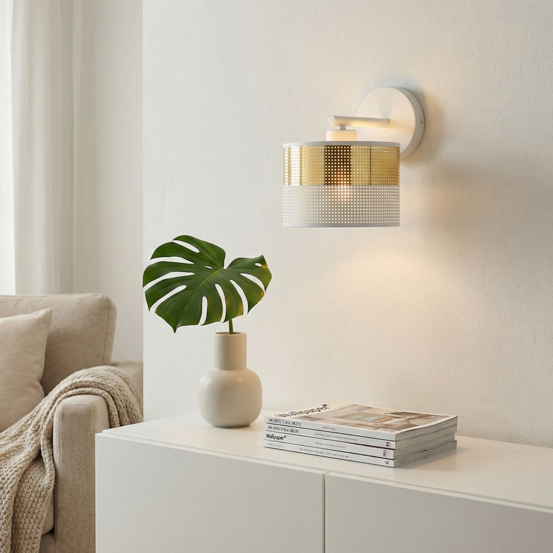 Wandlamp Sterri Wit Ø20 cm - Afbeelding 2