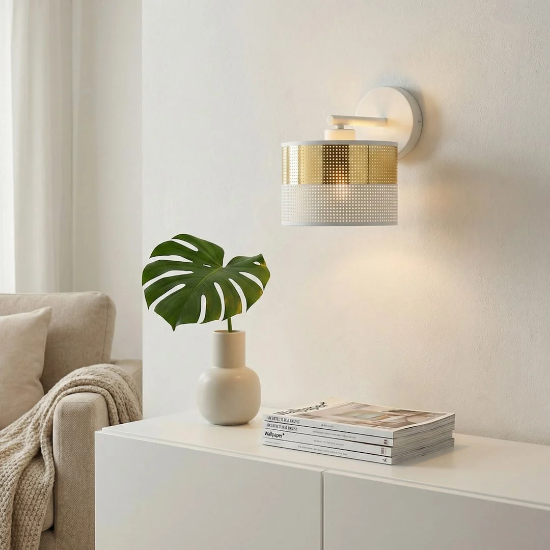 Wandlamp Sterri Wit Ø20 cm - Afbeelding 2
