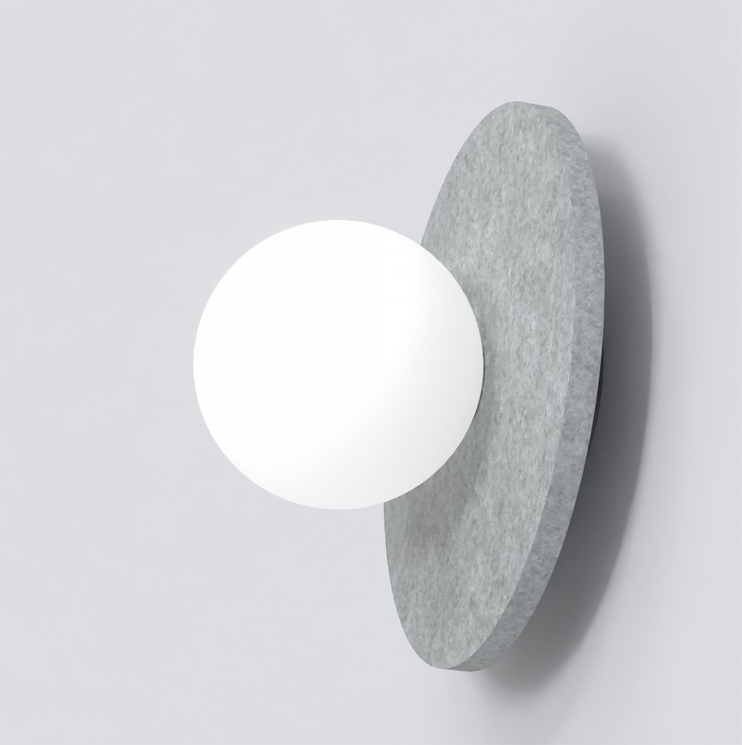Wandlamp Haalvone Grijs - Afbeelding 2