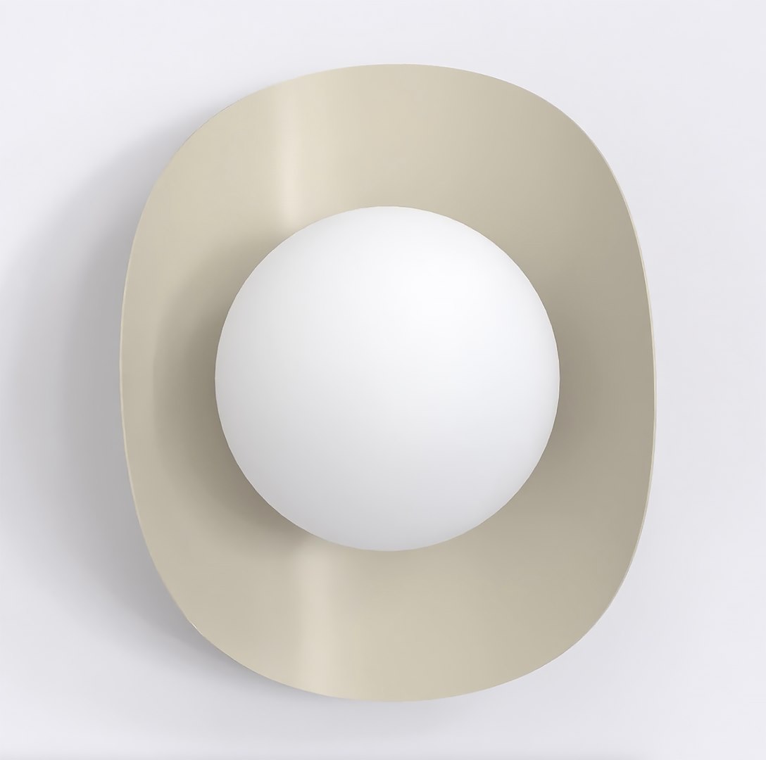 Wandlamp Calond Wit Ø10 cm - Afbeelding 2