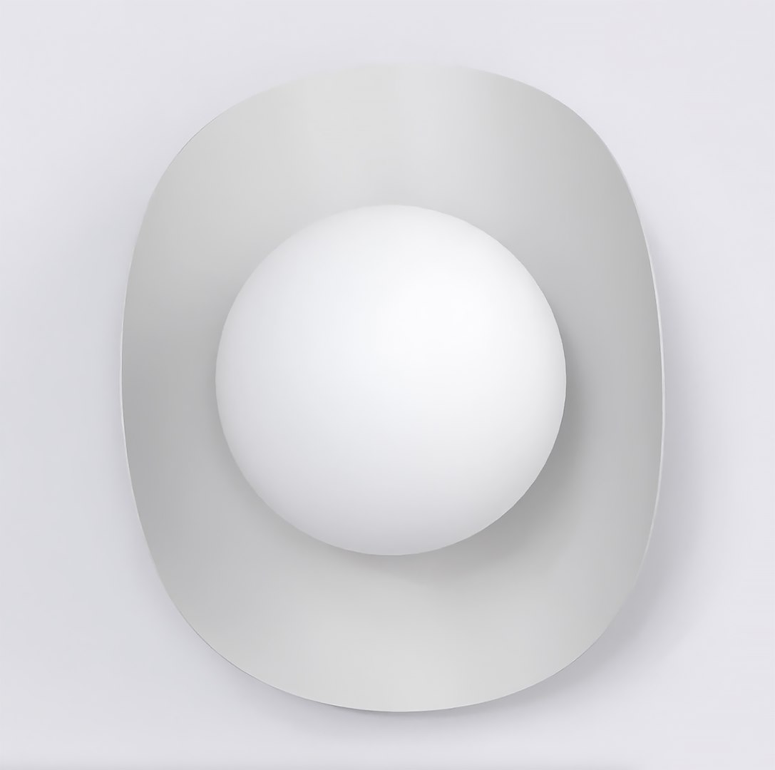 Wandlamp Zaannero Grijs Ø10 cm - Afbeelding 2