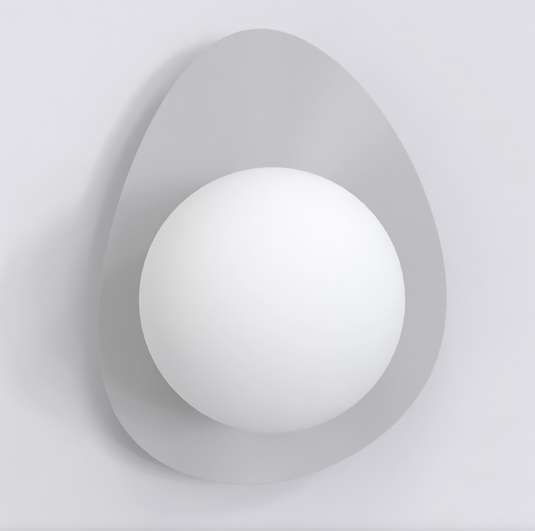 Wandlamp Broskella Grijs Ø10 cm - Afbeelding 2