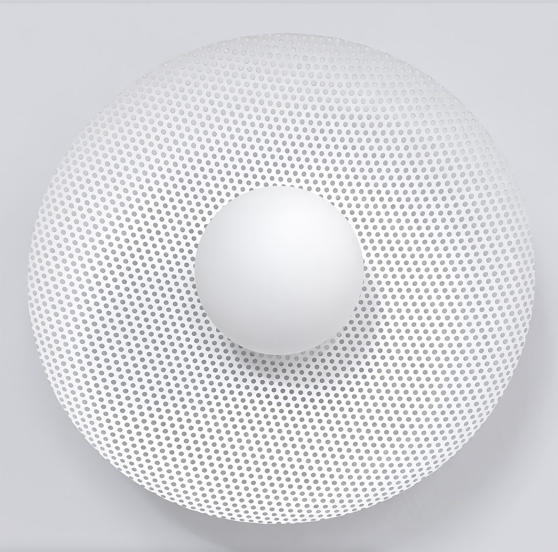 Wandlamp Biemun Wit Ø10 cm - Afbeelding 2