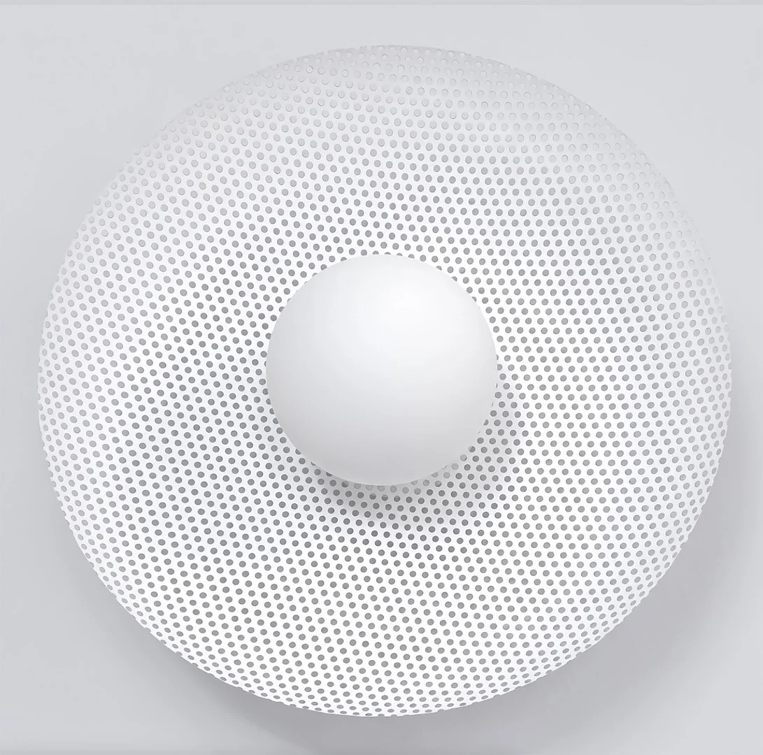 Wandlamp Biemun Wit Ø10 cm - Afbeelding 2