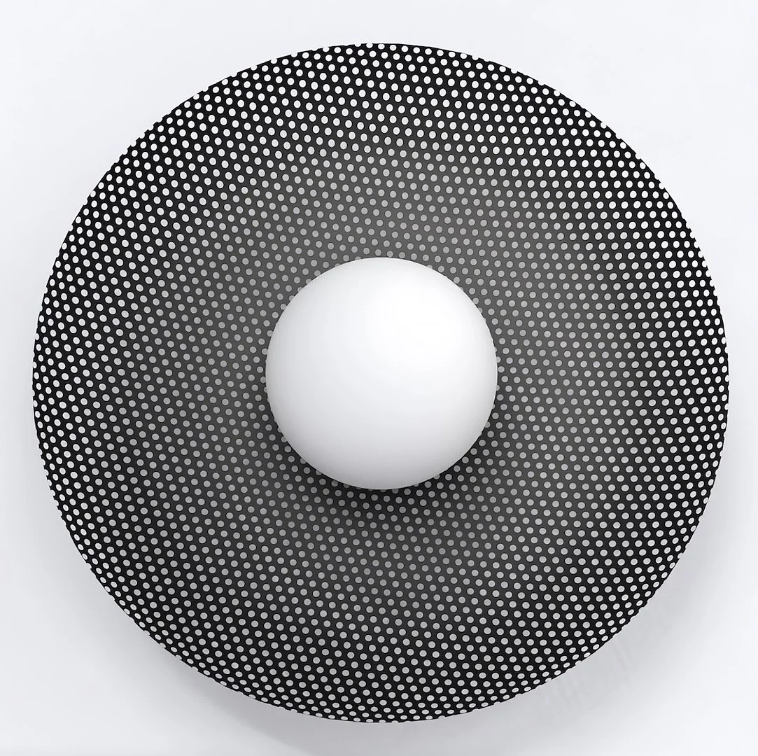 Wandlamp Tonella Zwart Ø10 cm - Afbeelding 2