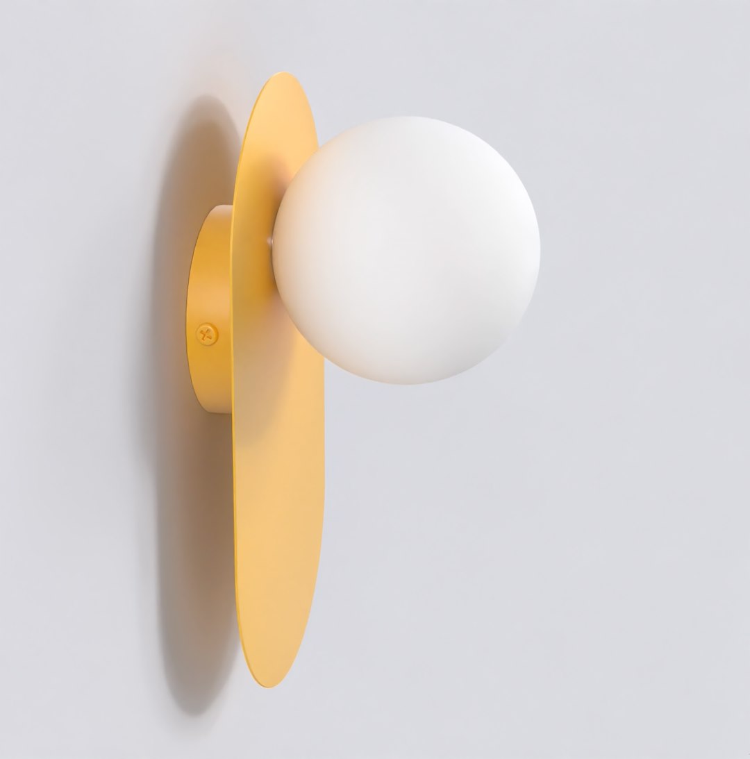 Plafondlamp Gasira Oranje Ø10 cm - Afbeelding 2