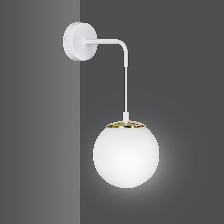 Wandlamp Grauvor Wit Ø15 cm - Afbeelding 2