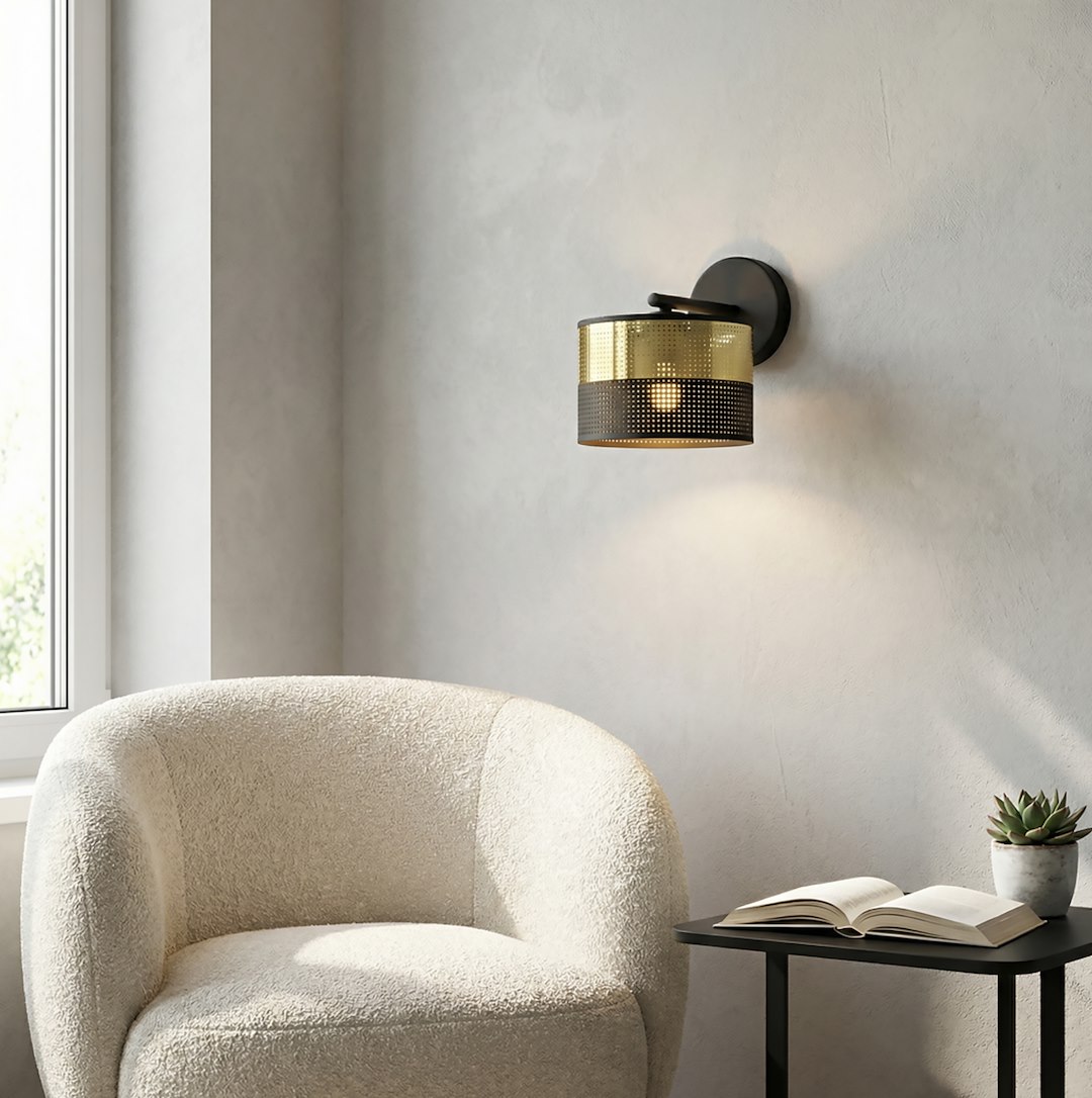 Wandlamp Geltane Zwart Ø20 cm - Afbeelding 2