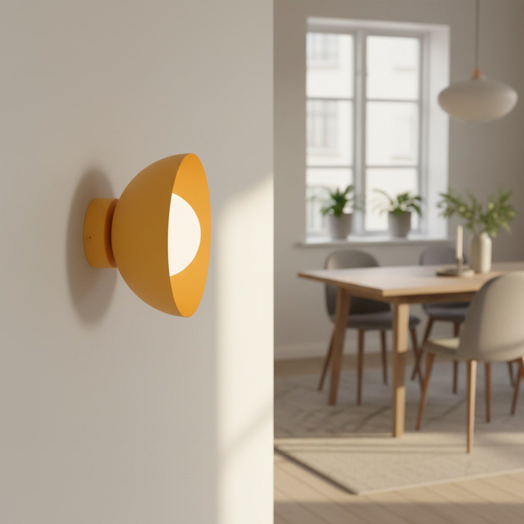 Wandlamp Mausella Oranje Ø10 cm - Afbeelding 3