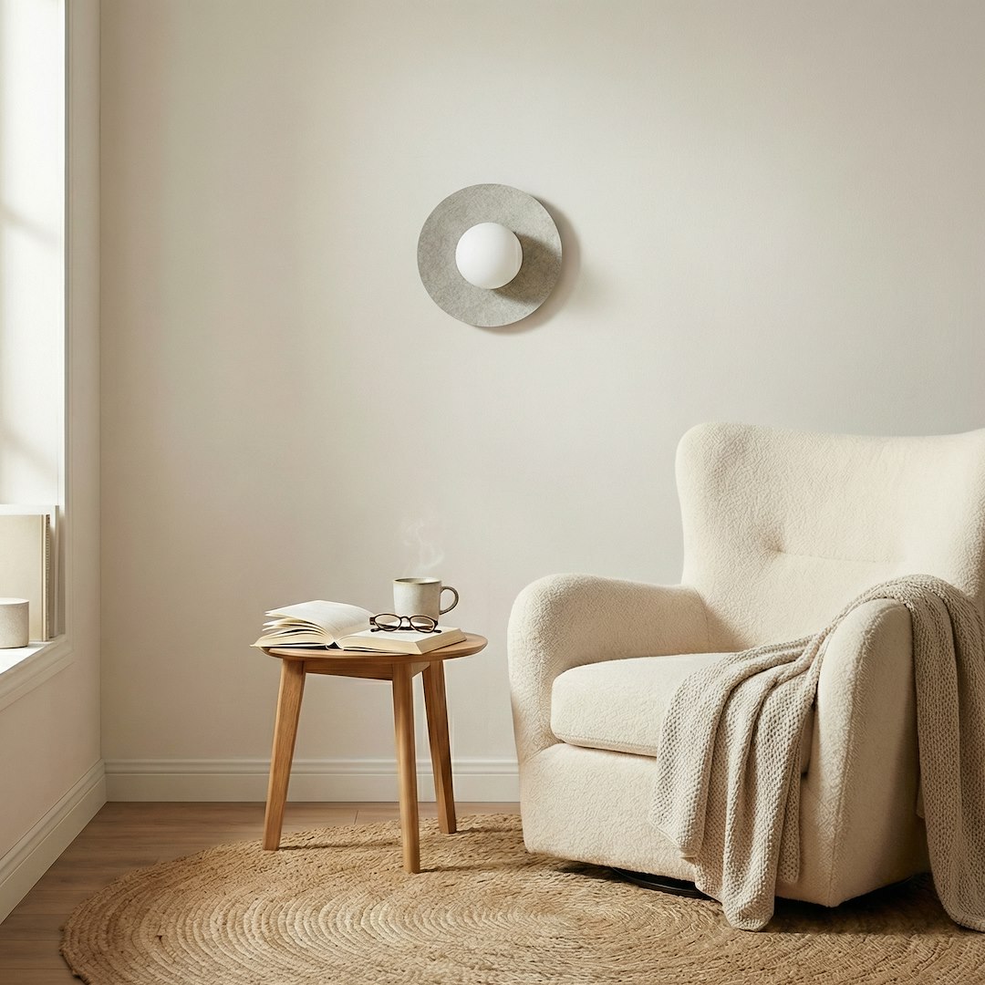 Wandlamp Haalvone Grijs - Afbeelding 3