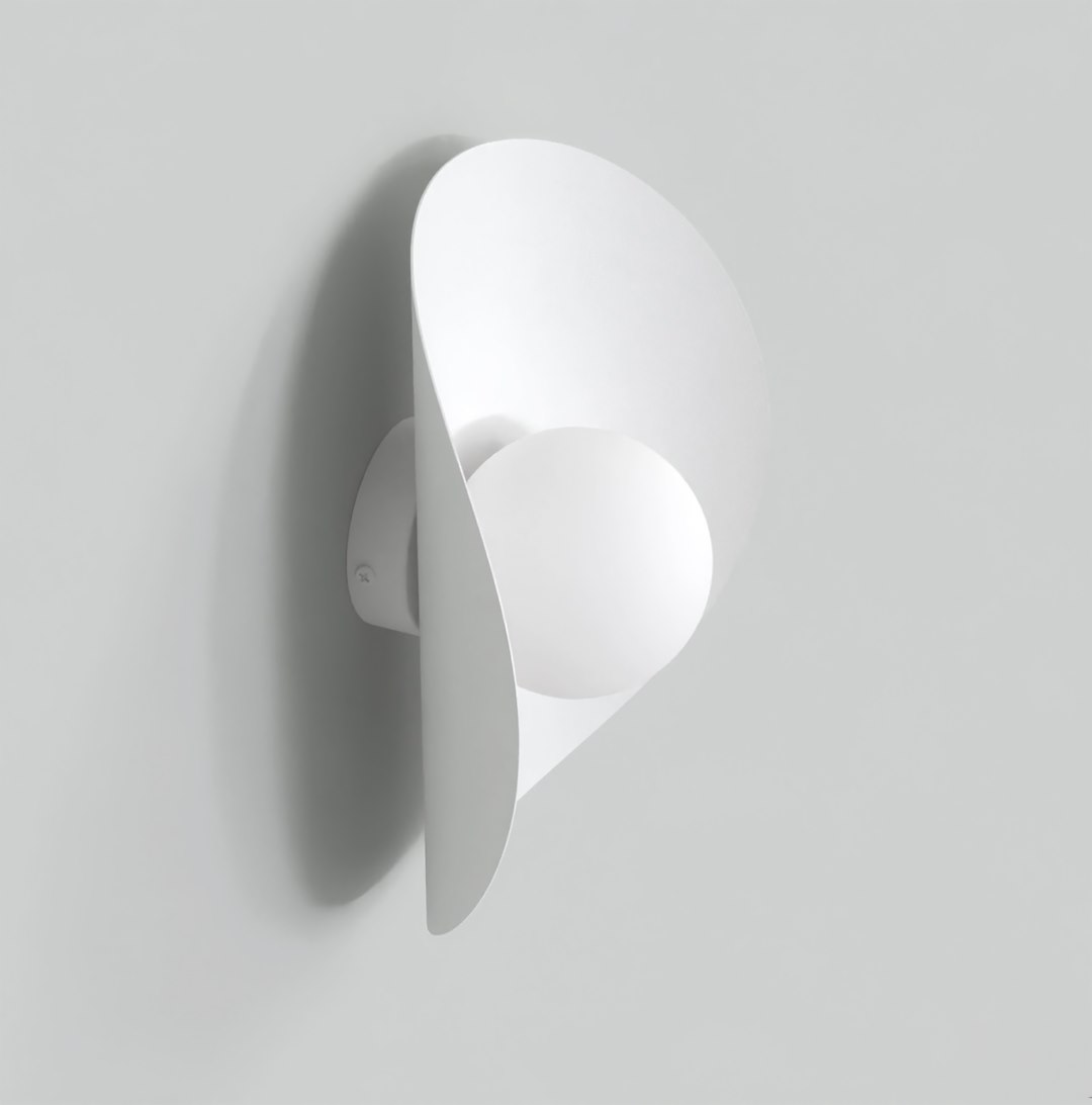 Wandlamp Triltura Wit Ø10 cm - Afbeelding 3
