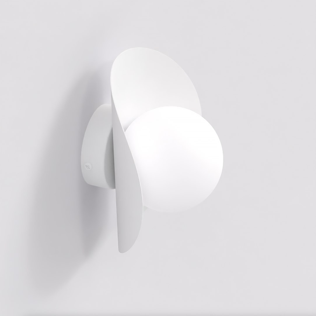 Wandlamp Brootesta Wit Ø10 cm - Afbeelding 3