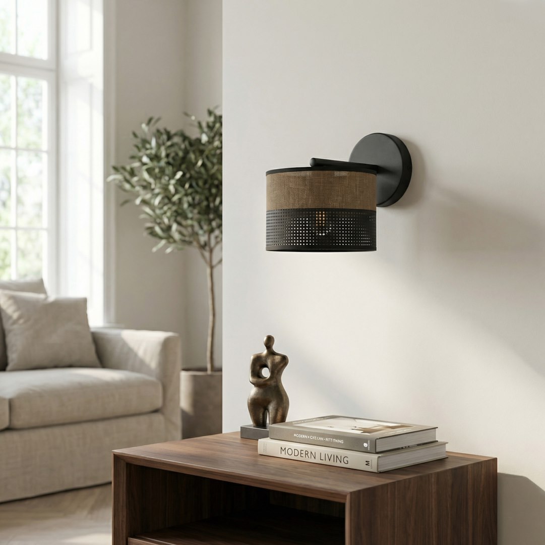 Wandlamp Kaarner Zwart Ø20 cm - Afbeelding 3