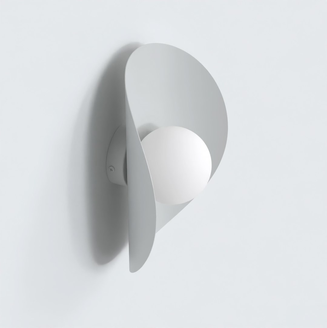 Wandlamp Diltoro Grijs Ø10 cm - Afbeelding 3