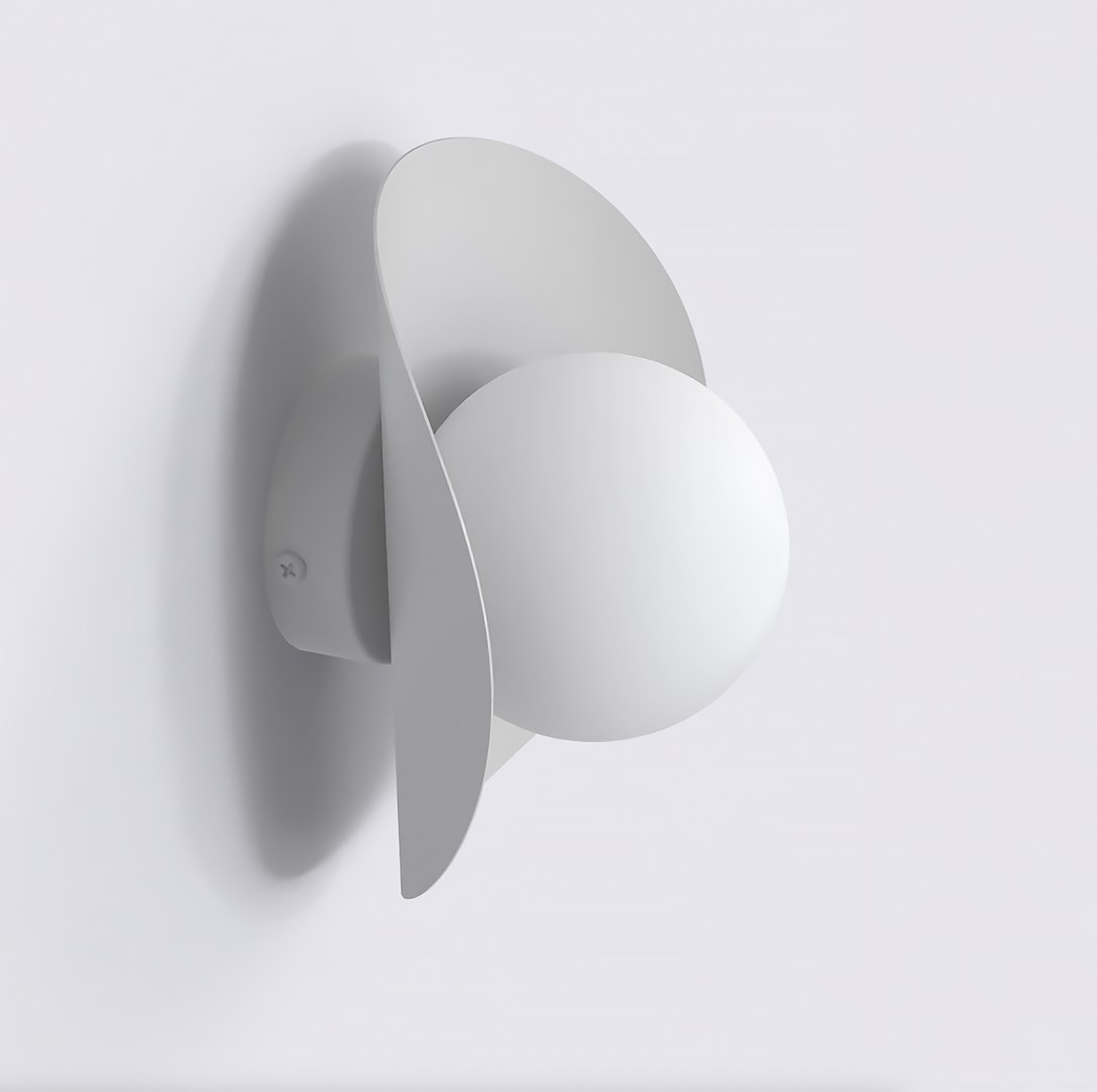 Wandlamp Zaannero Grijs Ø10 cm - Afbeelding 3