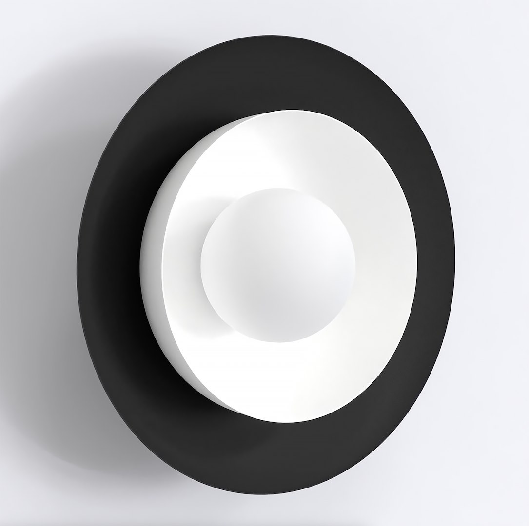 Wandlamp Ceellol Zwart Ø10 cm - Afbeelding 3