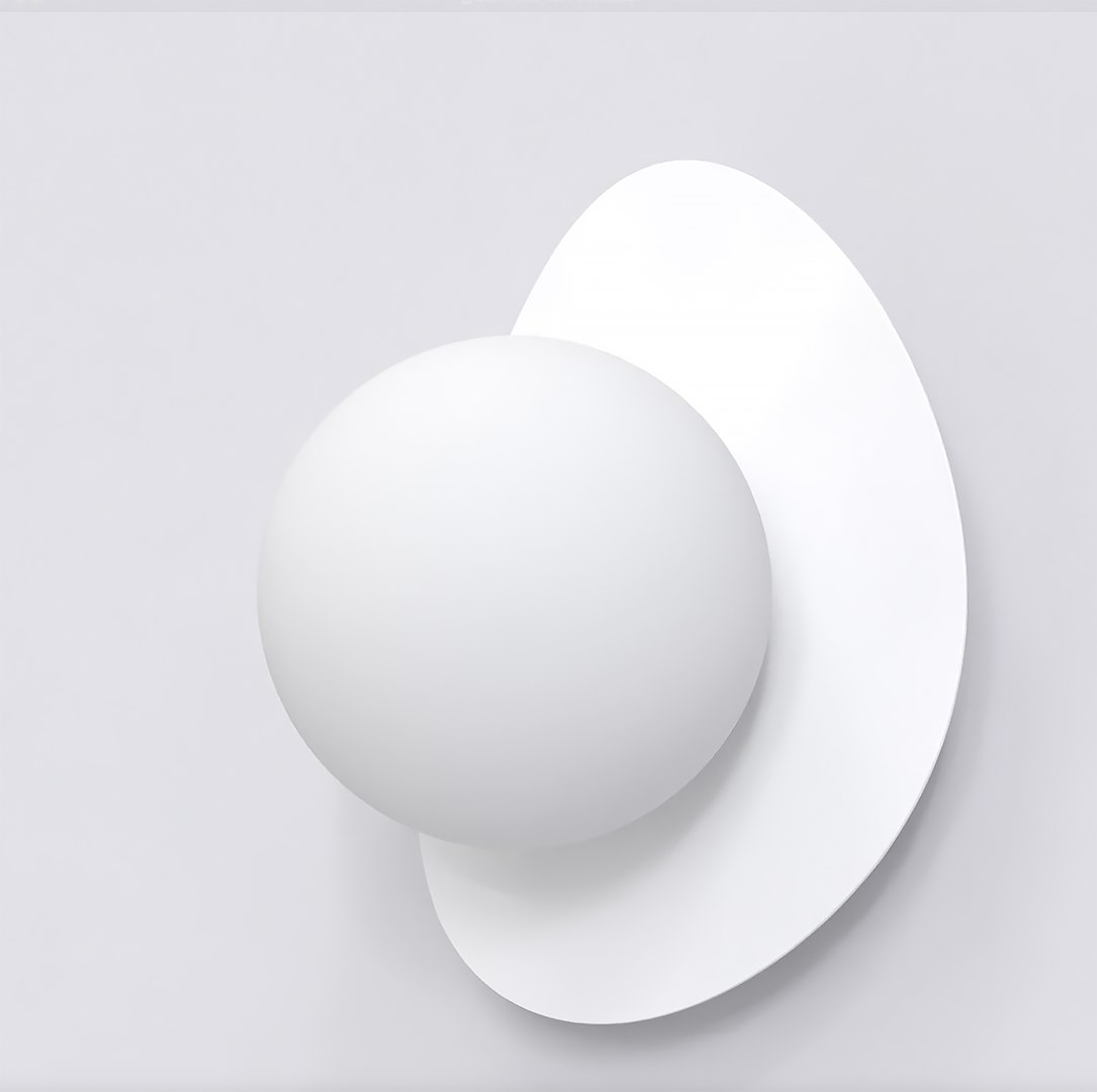 Wandlamp Dibar Wit Ø10 cm - Afbeelding 3