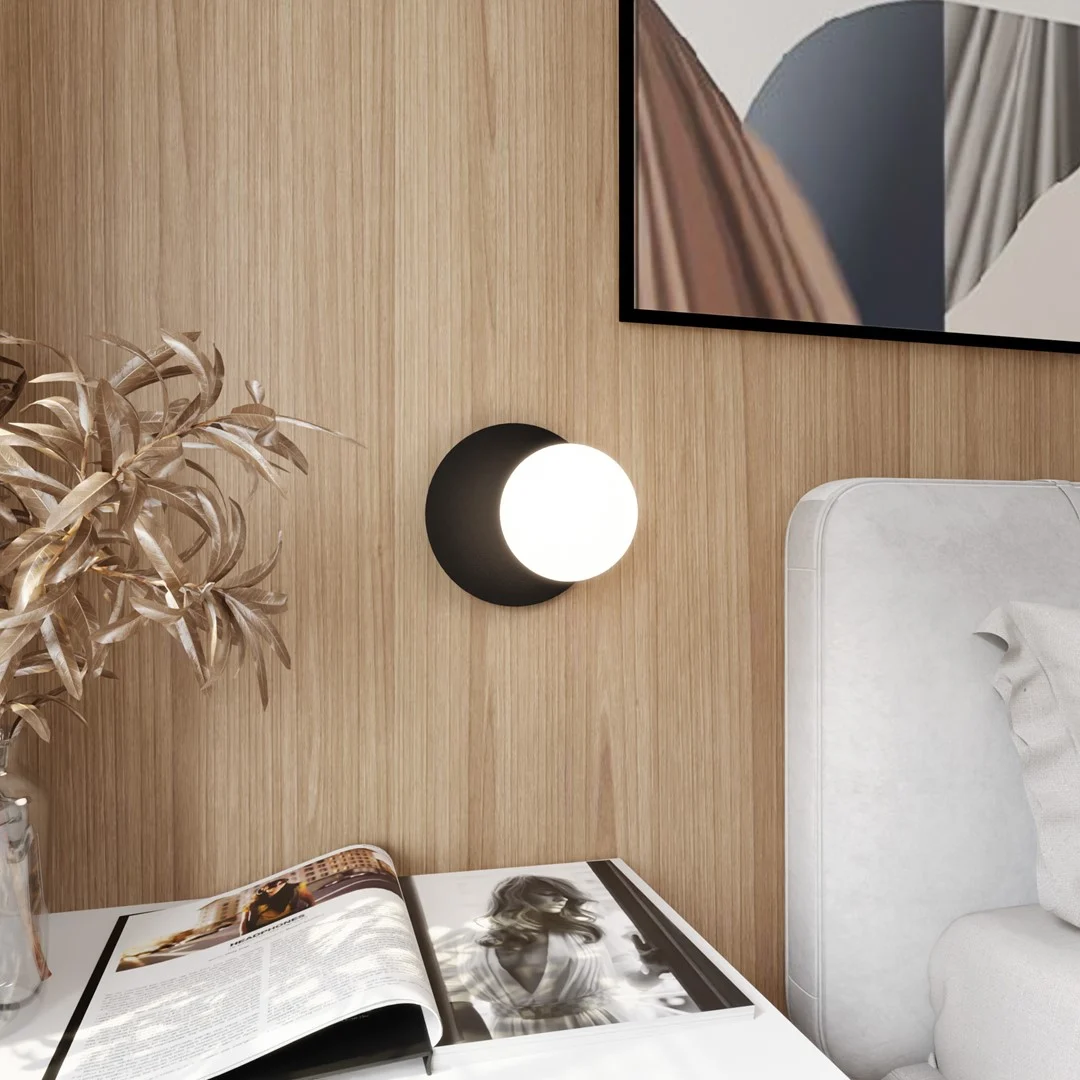 Wandlamp Peskis Zwart Ø15 cm - Afbeelding 3