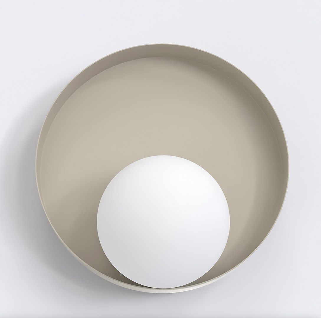 Wandlamp Klooltine Wit Ø10 cm - Afbeelding 3