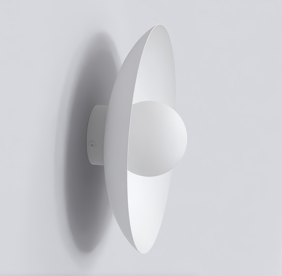 Wandlamp Tulesta Wit Ø10 cm - Afbeelding 3