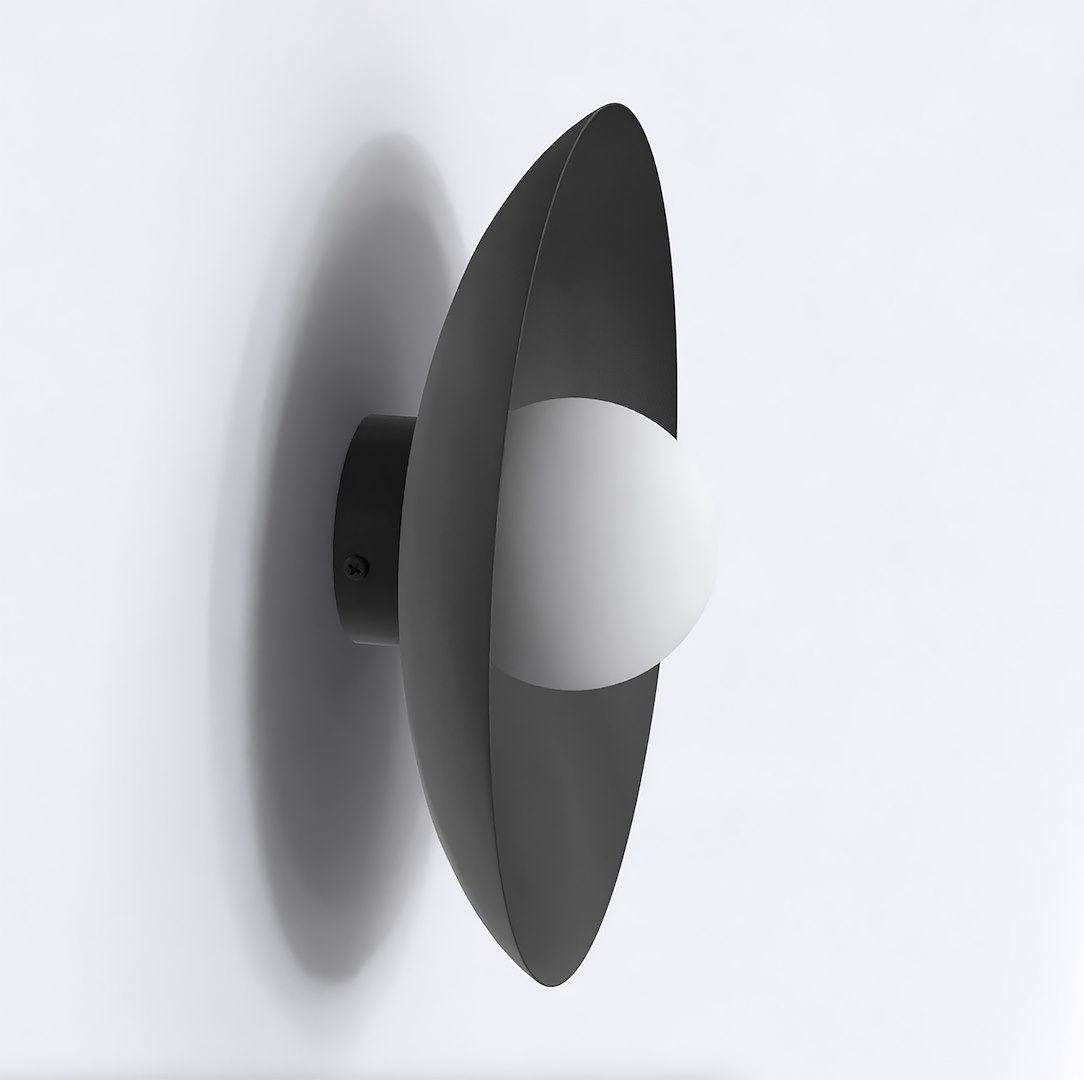 Wandlamp Grernak Zwart Ø10 cm - Afbeelding 3