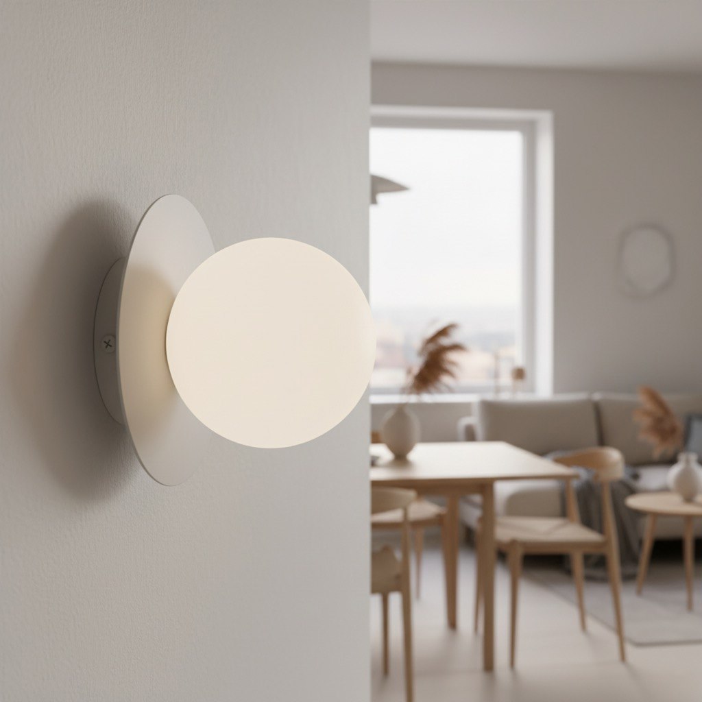 Wandlamp Ceelvo Grijs Ø10 cm - Afbeelding 3