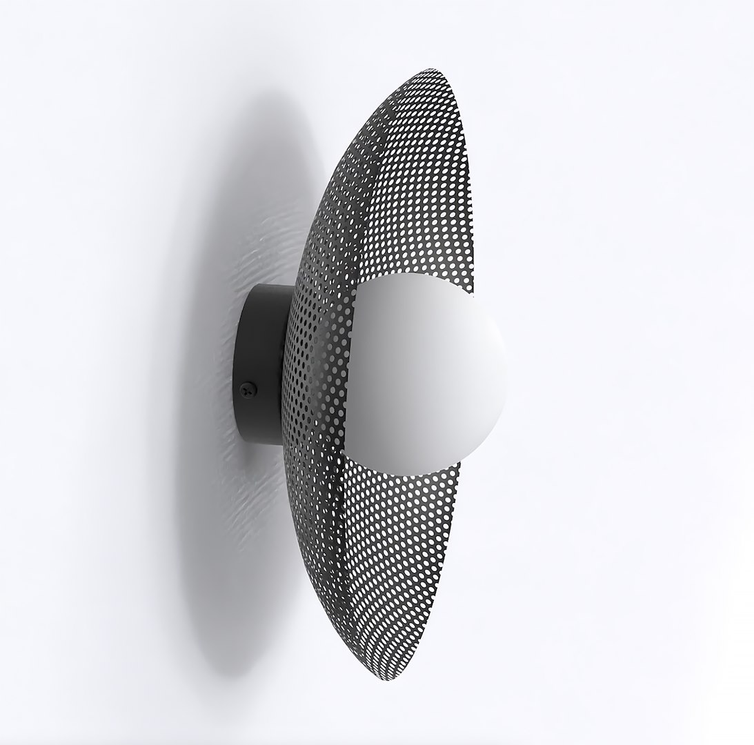Wandlamp Tonella Zwart Ø10 cm - Afbeelding 3