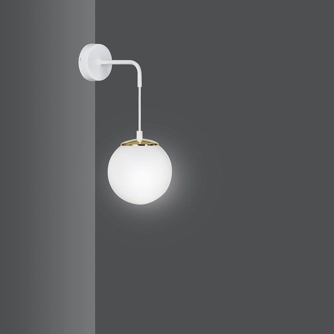 Wandlamp Grauvor Wit Ø15 cm - Afbeelding 3