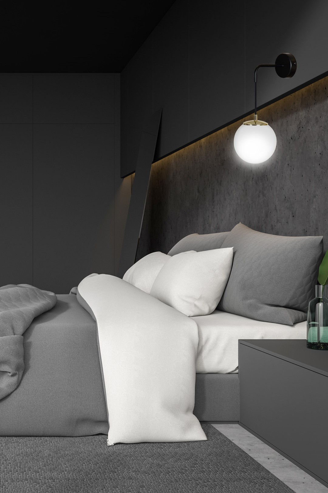 Wandlamp Baurmero Zwart Ø15 cm - Afbeelding 3