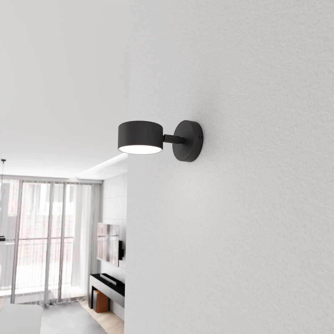 Wandlamp Ruskella Zwart - Afbeelding 3